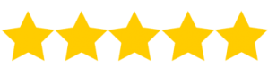 5 yellow review stars